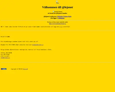 Folkbladet Norrköping startsida 2000
