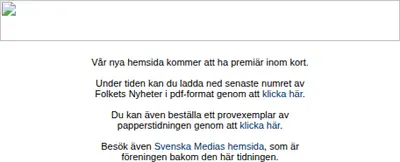 www.folketsnyheter.se startsida 2003