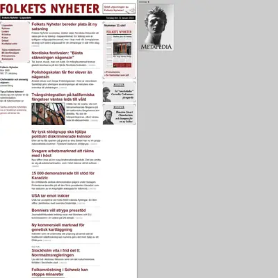 www.folketsnyheter.se startsida 2010