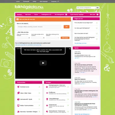 Folkhögskolan startsida 2015