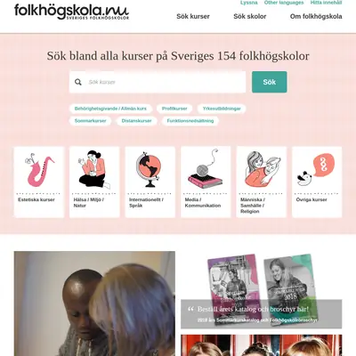 Folkhögskolan startsida 2018