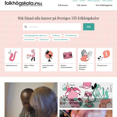Folkhögskolan startsida 2019