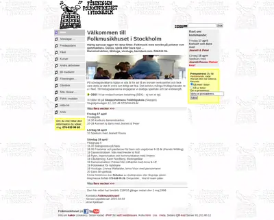 Folkmusikhuset startsida 2015