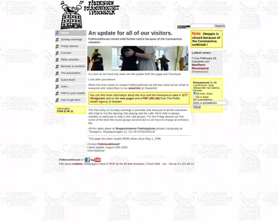 Folkmusikhuset startsida 2021