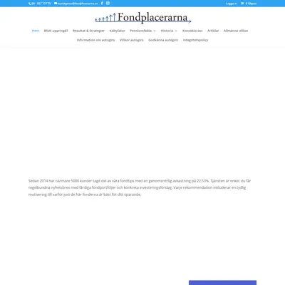 Fondplacerarna, fondplacerarna.se startsida 2026