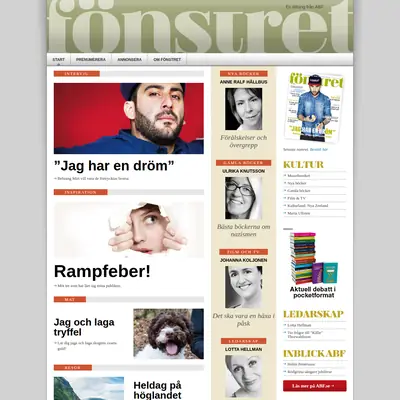 Fönstret startsida 2015