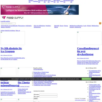food-supply.se startsida 2015