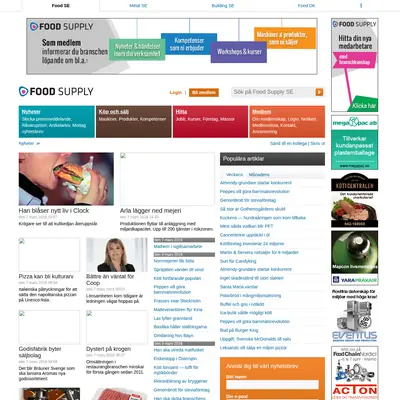 food-supply.se startsida 2016