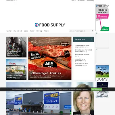 food-supply.se startsida 2017