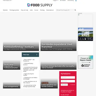 food-supply.se startsida 2020