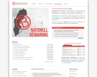 forenadebolag.se startsida 2017