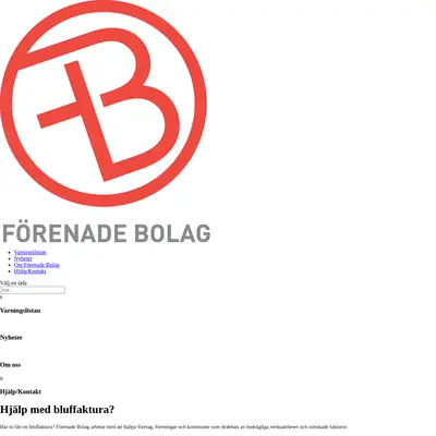 forenadebolag.se startsida 2021
