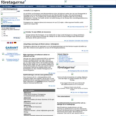 Företagaren startsida 2006