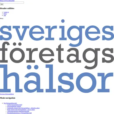 www.foretagshalsor.se startsida 2023