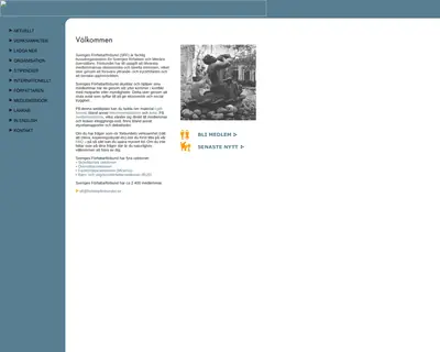 Sveriges Författarförbund, forfattarforbundet.se startsida 2005