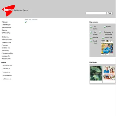formapg.se startsida 2007