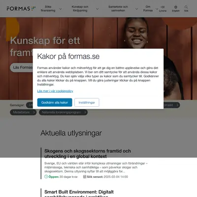 Formas-TV startsida 2025