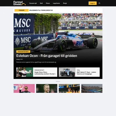 formeldirekt.se startsida 2023