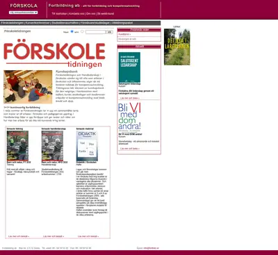 Förskoletidningen startsida 2010