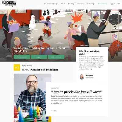 Förskoletidningen startsida 2023