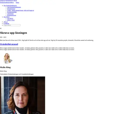 Förskoletidningen startsida 2025