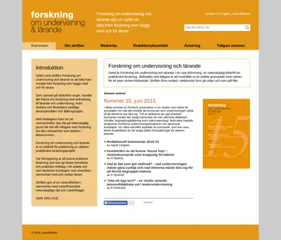 Forskul.se startsida 2016