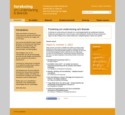 Forskul.se startsida 2017