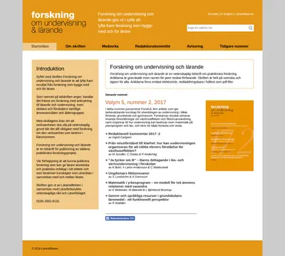 Forskul.se startsida 2018
