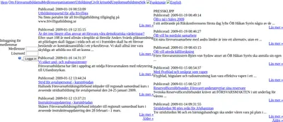 www.forsvarsutbildarna.se startsida 2009
