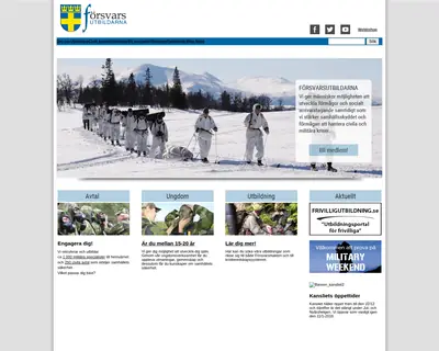 www.forsvarsutbildarna.se startsida 2016