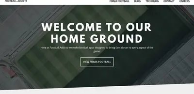 Forza Football startsida 2017