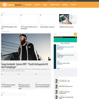 www.fotbolldirekt.se startsida 2018