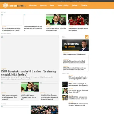www.fotbolldirekt.se startsida 2019