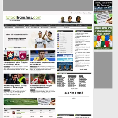 fotbolltransfers.com startsida 2011