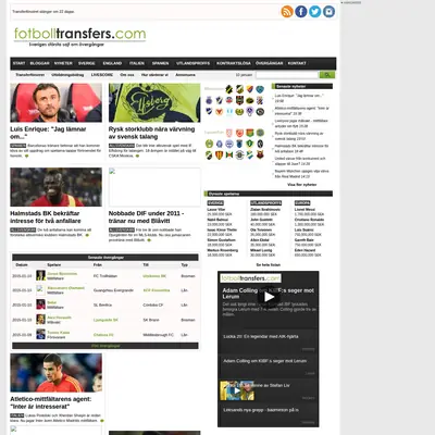 fotbolltransfers.com startsida 2015