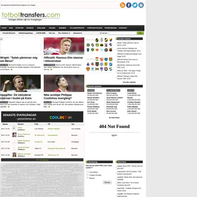 fotbolltransfers.com startsida 2018