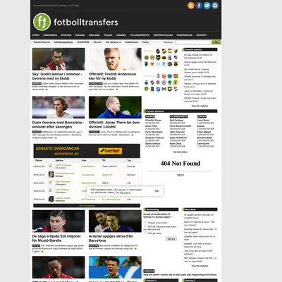 fotbolltransfers.com startsida 2019