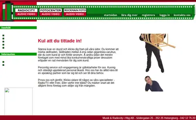 Radio City Helsingborg startsida 2004
