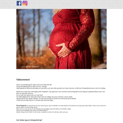 Fotograf Erica Ahlqvist, fotografericaahlqvist.se startsida 2018