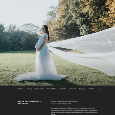 Fotograf Erica Ahlqvist, fotografericaahlqvist.se startsida 2019