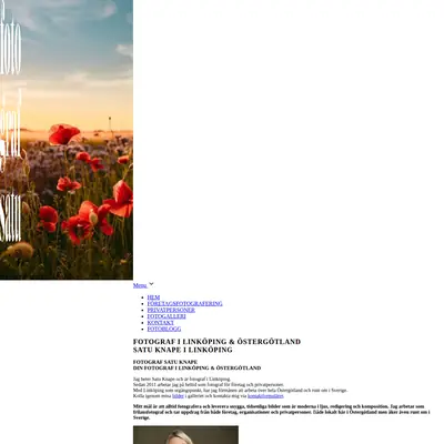 www.fotografsatu.se startsida 2026