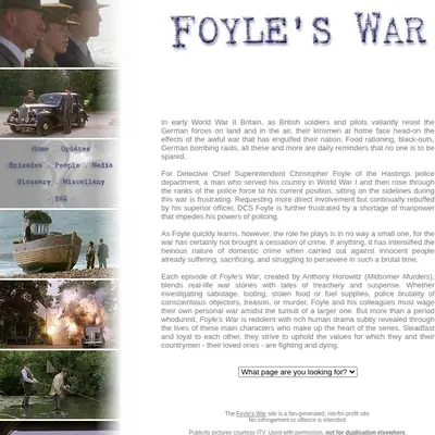 Foyle's War startsida 2012