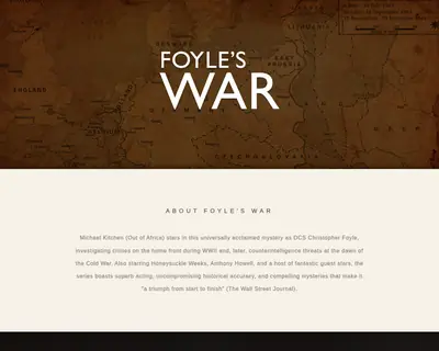 Foyle's War startsida 2017