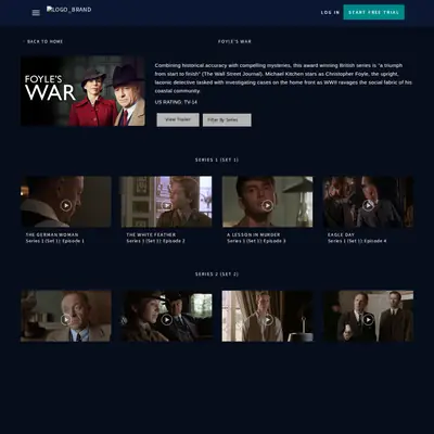 Foyle's War startsida 2024