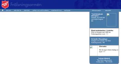 Frälsningsarmén Nässjö Gudstjänst startsida 2004
