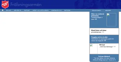 Frälsningsarmén Nässjö Gudstjänst startsida 2005
