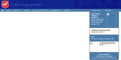 Frälsningsarmén Nässjö Gudstjänst startsida 2007