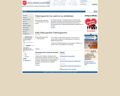 Frälsningsarmén Nässjö Gudstjänst startsida 2011