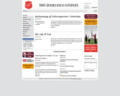 Frälsningsarmén Nässjö Gudstjänst startsida 2014