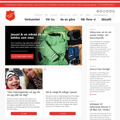 Frälsningsarmén Nässjö Gudstjänst startsida 2017